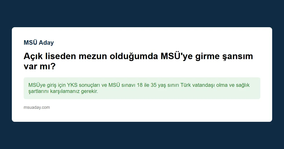 Açık öğretimden liseyi okuyorum, hava harp'a gitmeme engel olur mu?