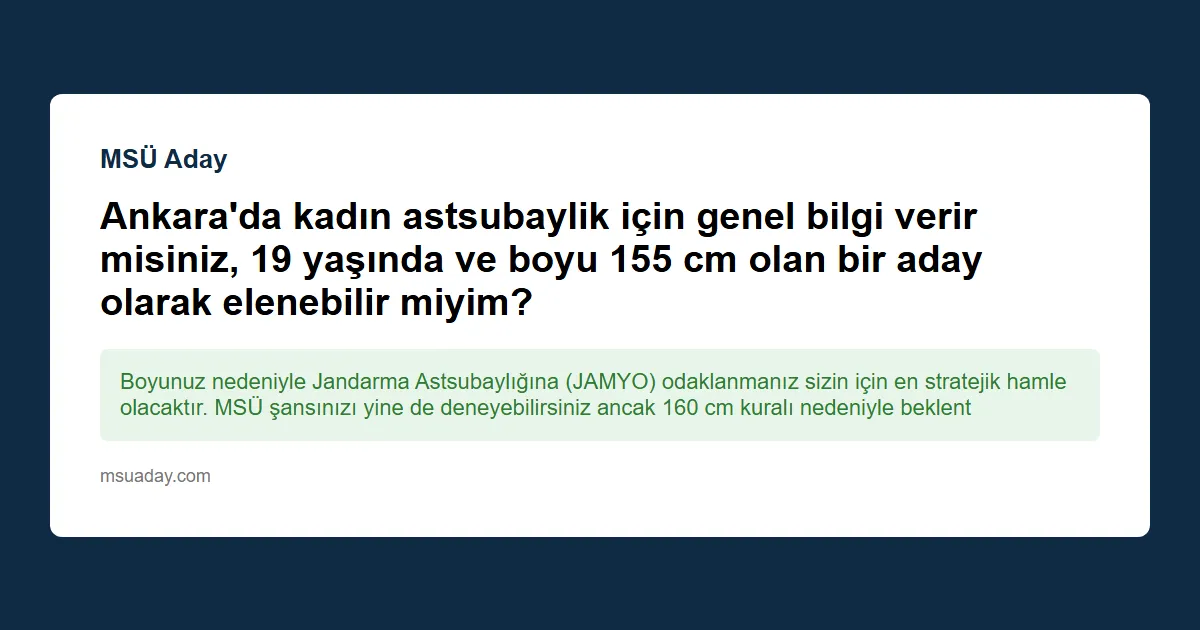 Arama geçmişimiz MSÜ'de asker olmayı engeller mi?