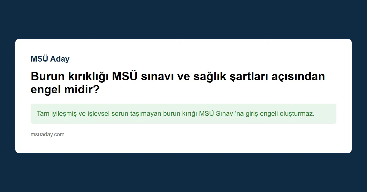 Çift pasaportu olanlar MSÜ'ye girebilir mi?