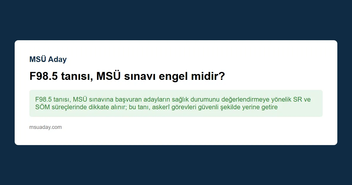 Fizik tefavi ile MSÜ sınav taban derecesi istenilen seviyeye getirilebilir mi?