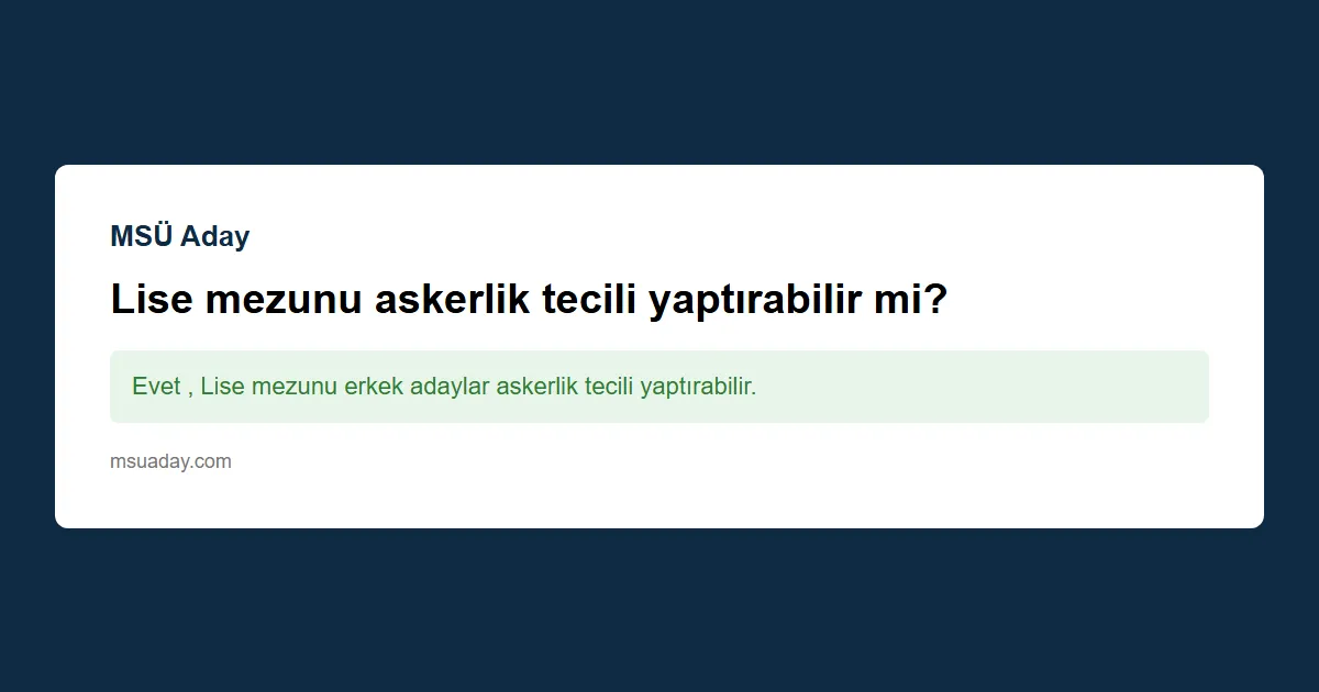 Lisedeki kınama cezası MSÜ sınavına etki eder mi?