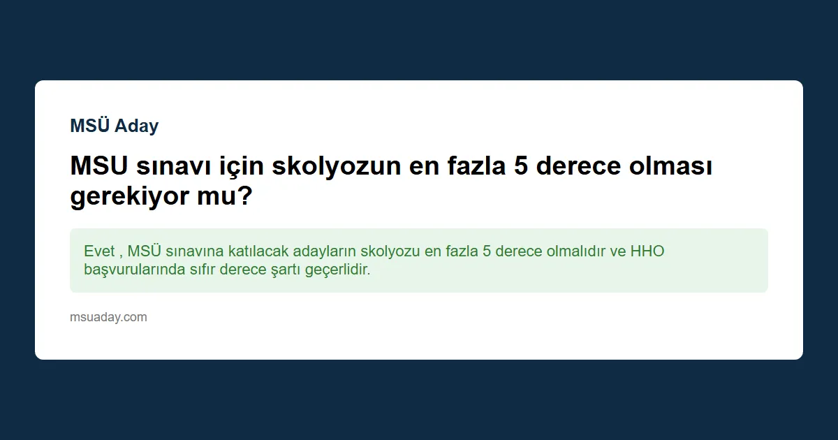MSÜ sınavı için sol gözüme 1.75 astigmat varsa ne yapmalı?