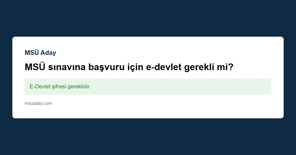 MSÜ sınavına başvururken kuyruk sokumundaki hafif eğrilik sorun yaratır mı?