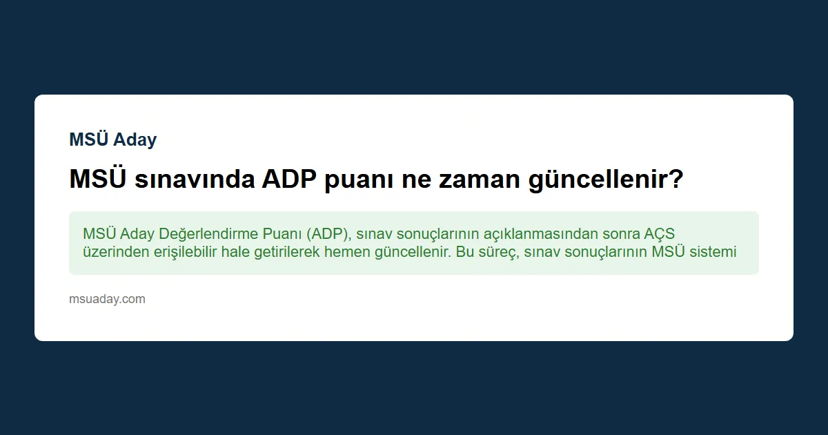 MSÜ sınavında amatem geçmişi sorun yaratır mı?