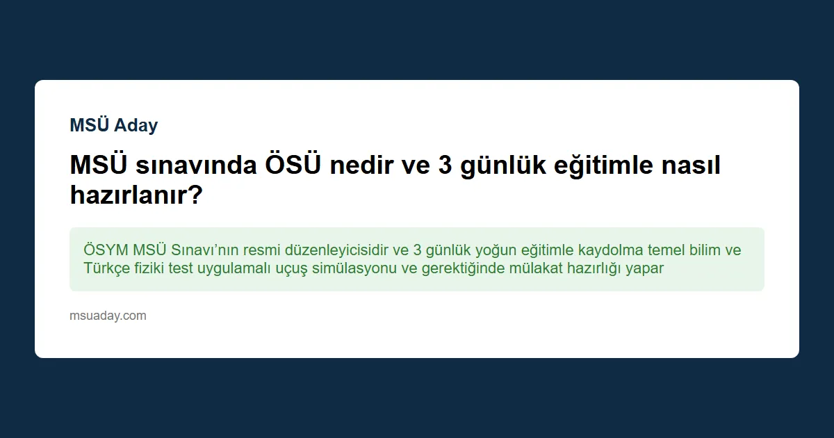 MSÜ sınavında sadece EA ve sayısal üzerinden mi alım yapılıyor, dil gibi bölümlerden de girmek mümkün mü?