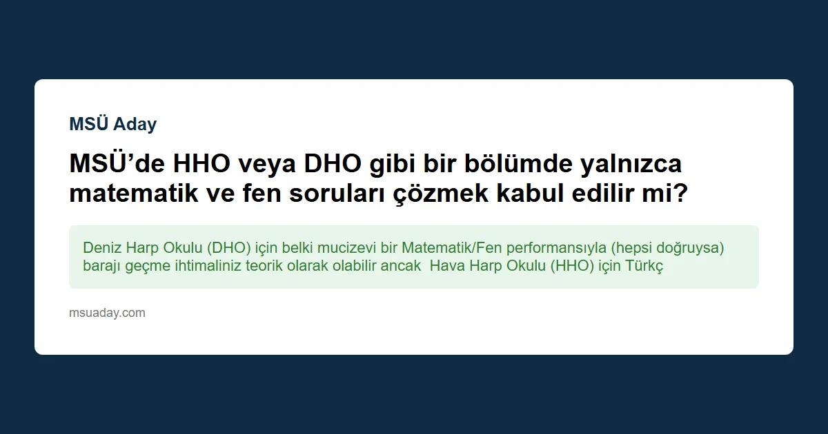 MSÜ'de intibak eğitimi kaç gün sürer?