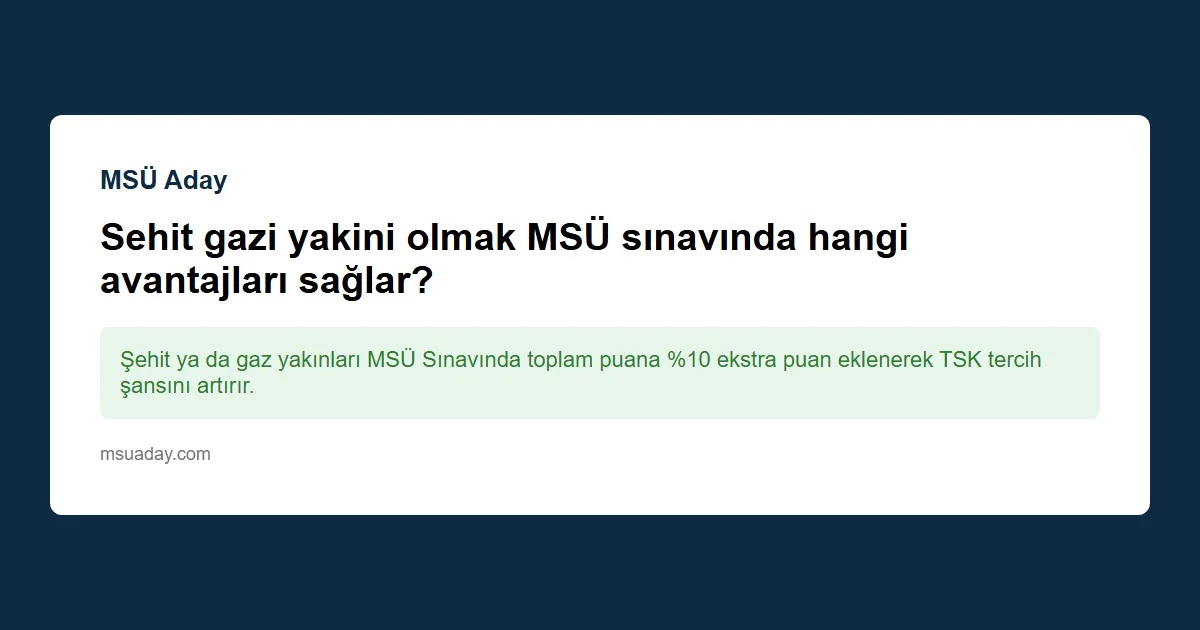 Şeker başlangıcı MSÜ’ye girmeyi engelliyor mu?