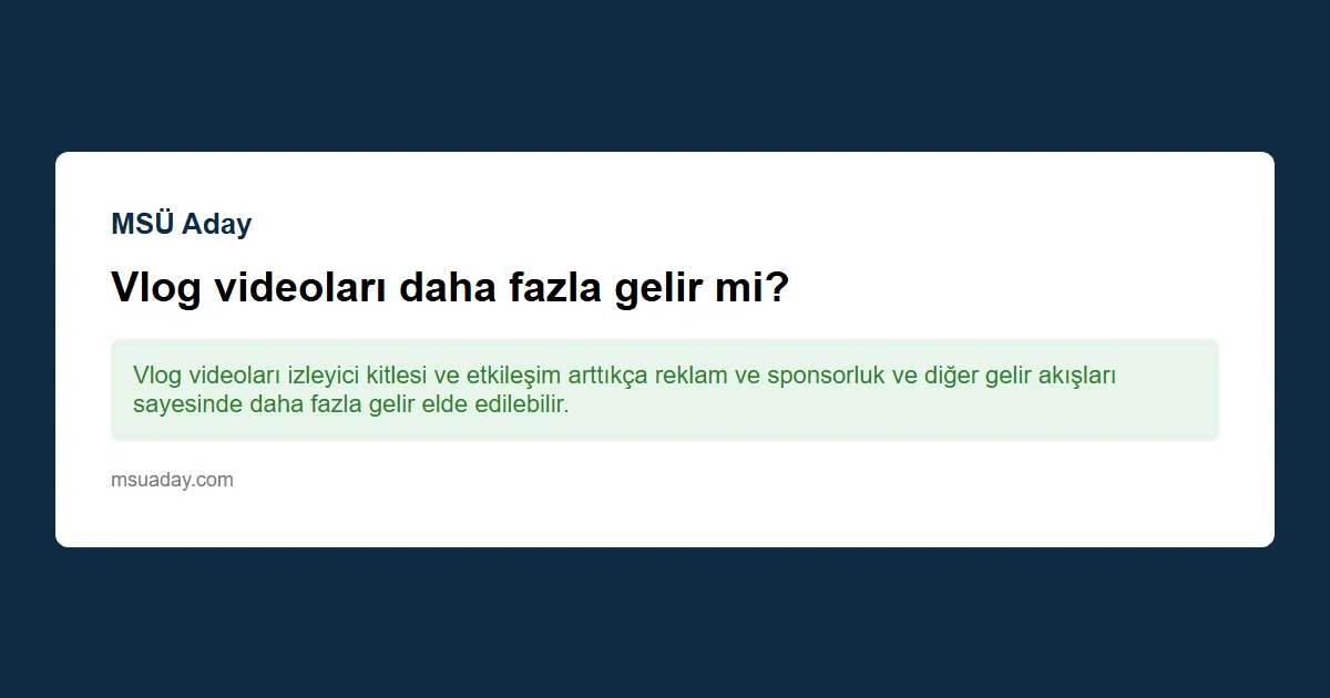 YKS çalışmayan bir aday için ADP'nin MSÜ'deki önemi nedir?